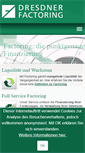 Mobile Screenshot of dresdner-factoring.de
